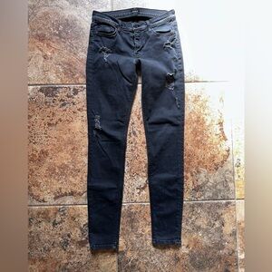 Distressed Black Women’s Hudson Jeans